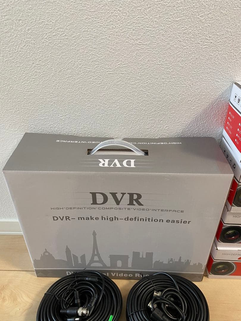 4ch 防犯カメラ一式　HR100