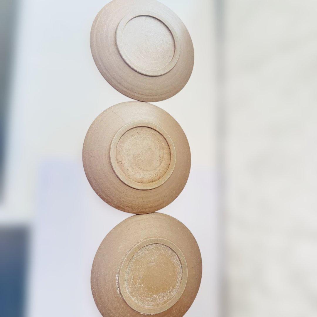 新品 信楽焼 取り皿 16.5cm 3枚 陶器 日本製 和食器 銘々皿 プレート