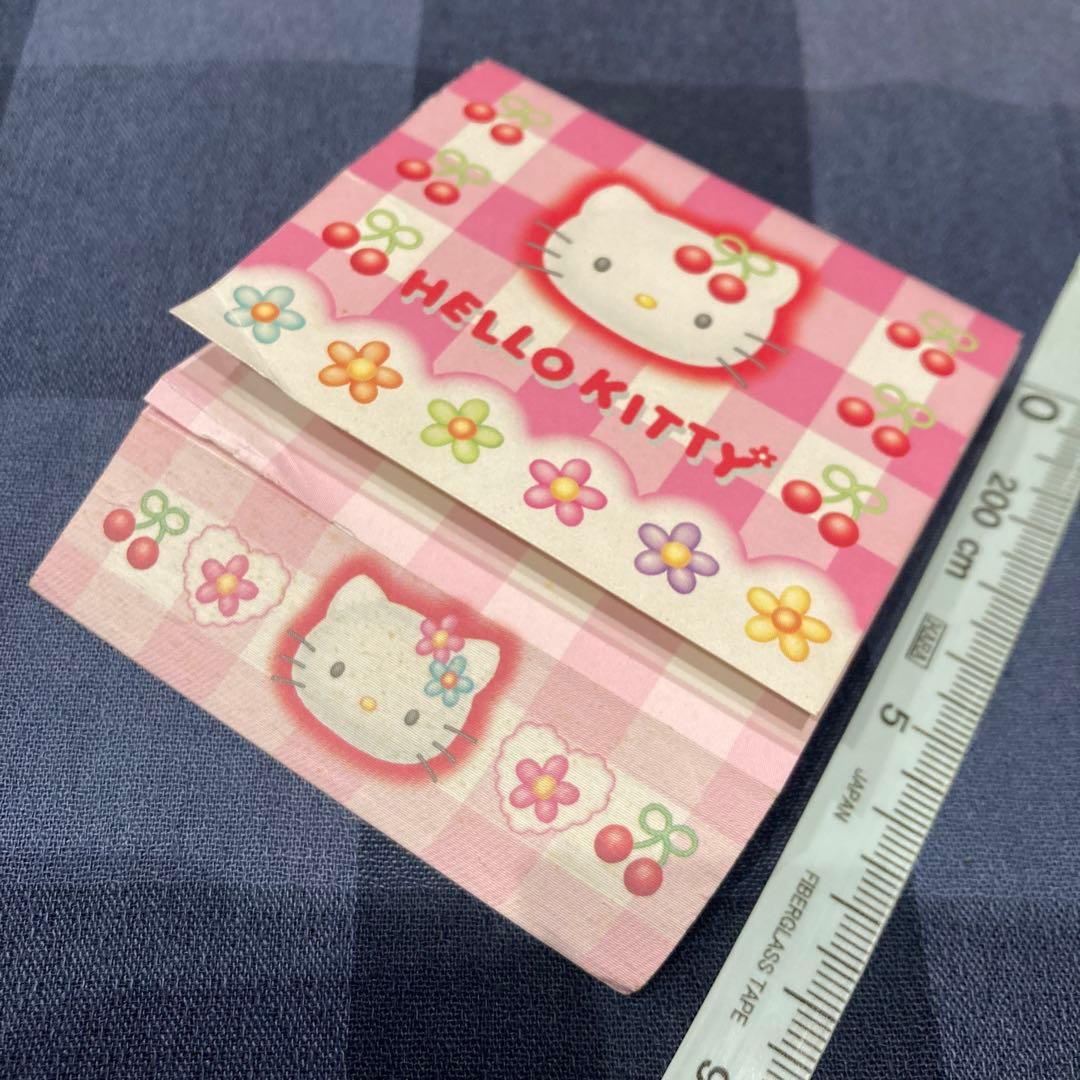 レトロ《1998年ハローキティ メモ帳》Hello Kitty☆便箋 さくらんぼ