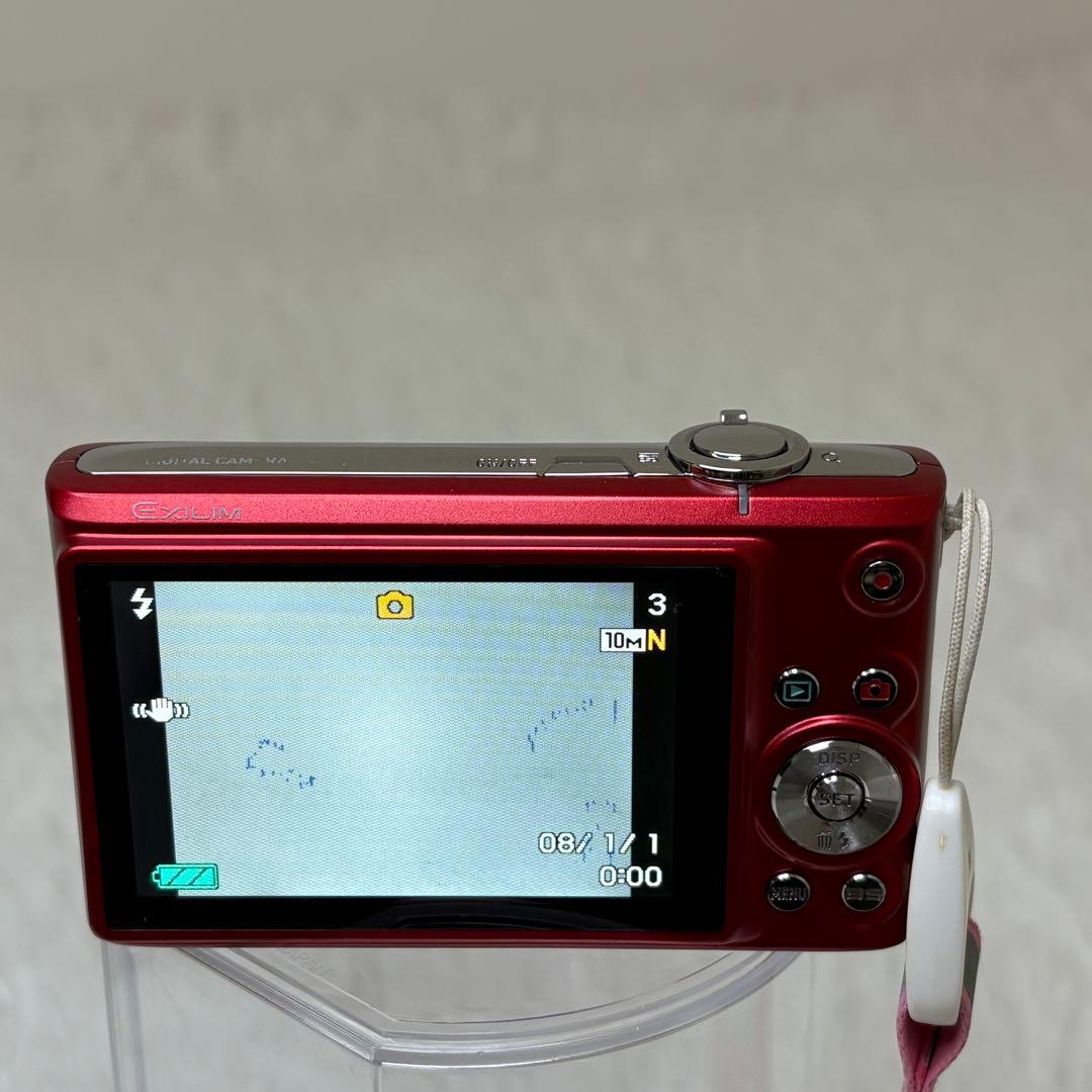 CASIO カメラ　エクシリム　EX-Z200 レッド コンデジ　動作品