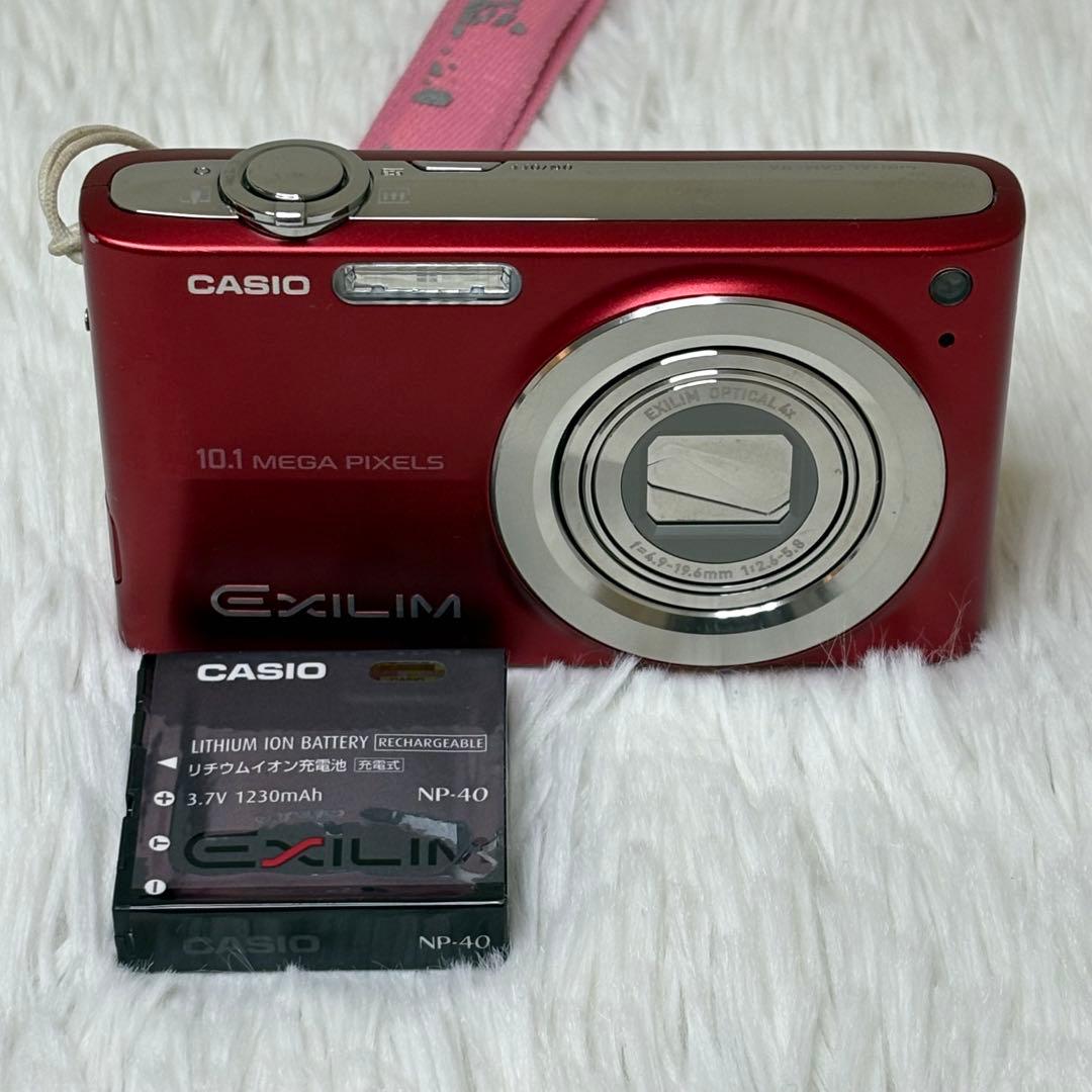 CASIO カメラ　エクシリム　EX-Z200 レッド コンデジ　動作品
