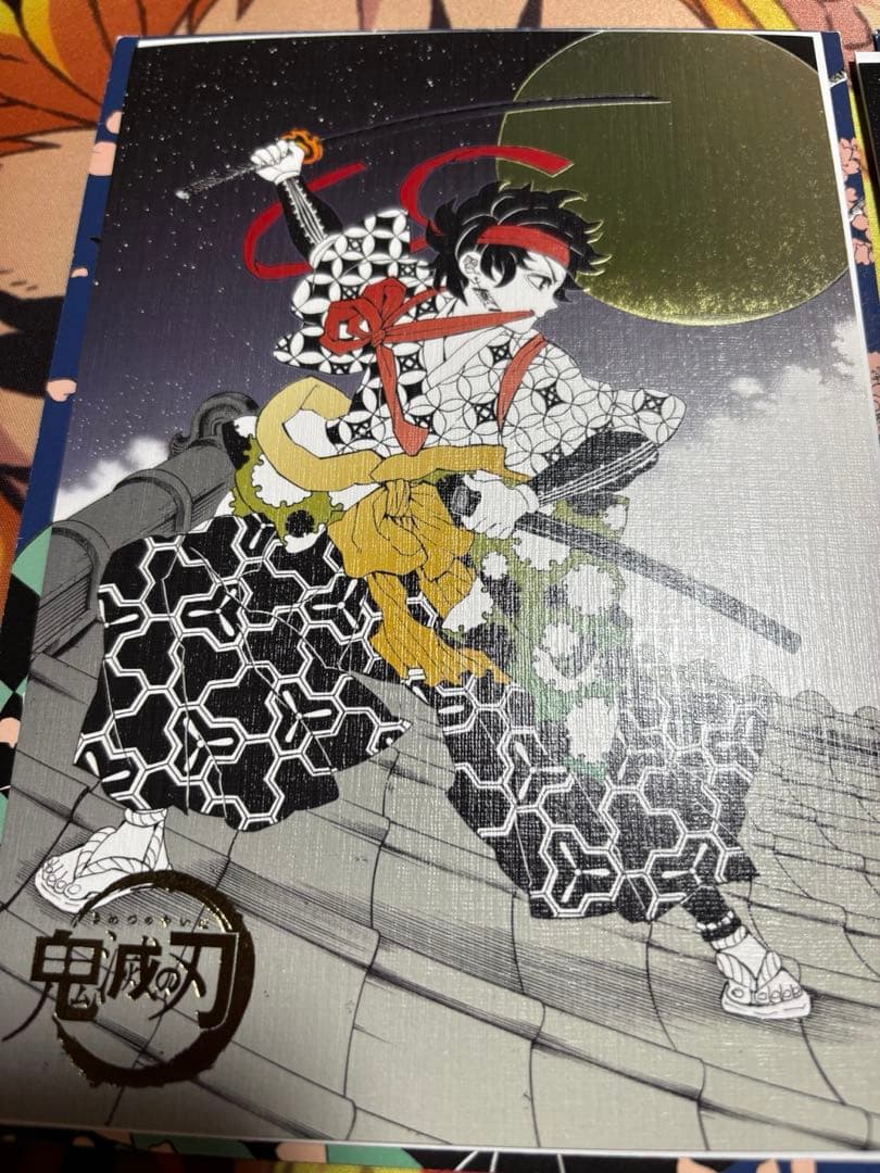 鬼滅　原画展　箔押しイラストカードコレクション　10点セット