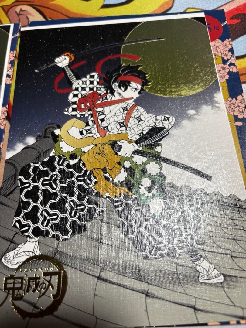 鬼滅　原画展　箔押しイラストカードコレクション　10点セット