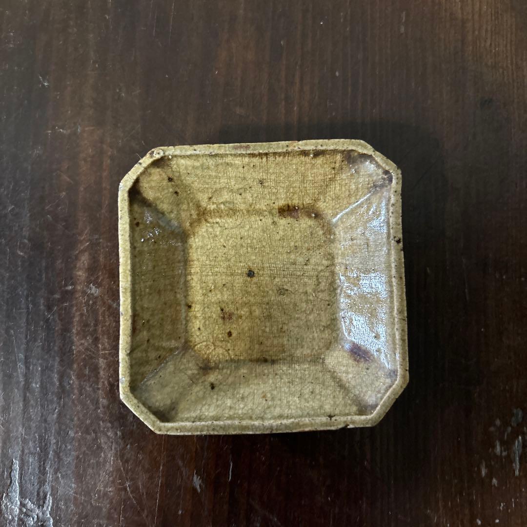 時代黄瀬戸小皿　5点　豆皿　美濃　瀬戸　酒盃　骨董　アンティーク　古道具　李朝