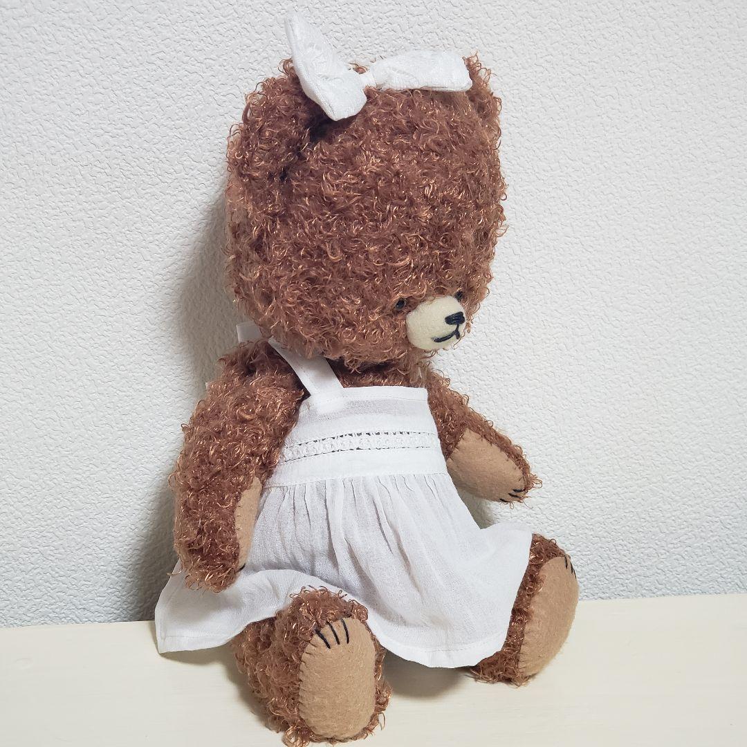 No.594 テディベア　ブラウン×エプロン