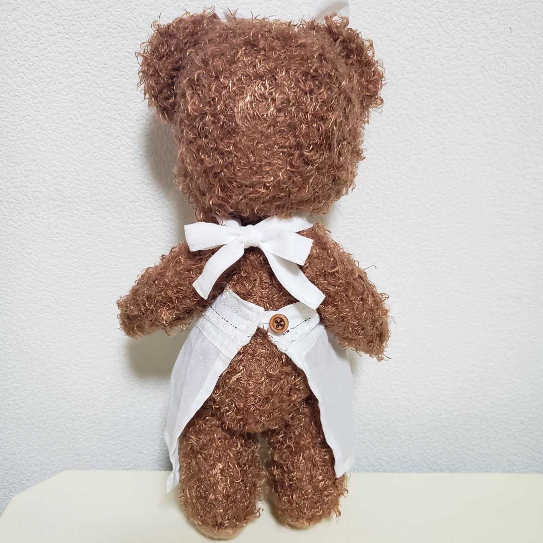 No.594 テディベア　ブラウン×エプロン