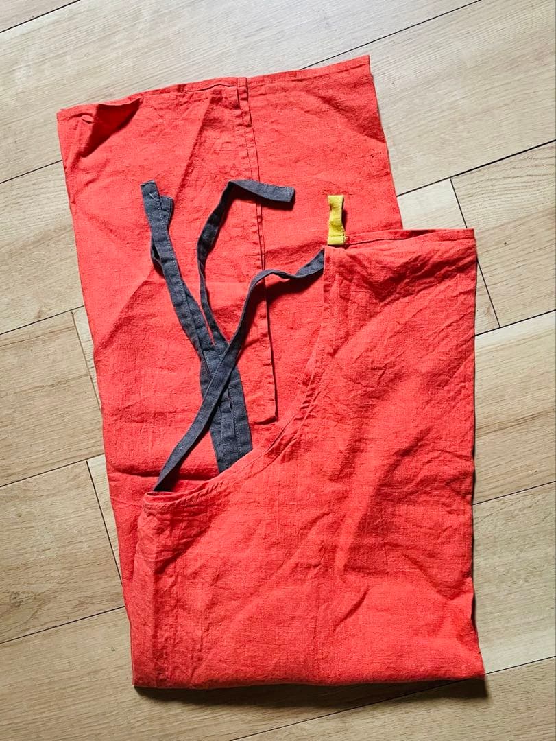 【未使用に近い】リーノエリーナ マノン フルエプロン Lino e Lina