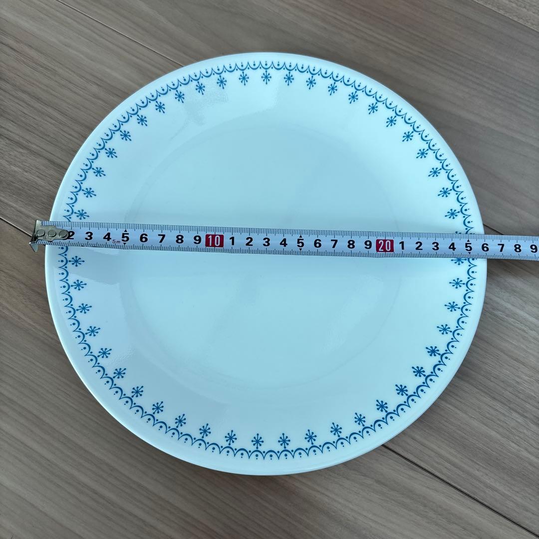 【最終値下げ】オールドコレール＊スノーフレーク　プレート7枚セット