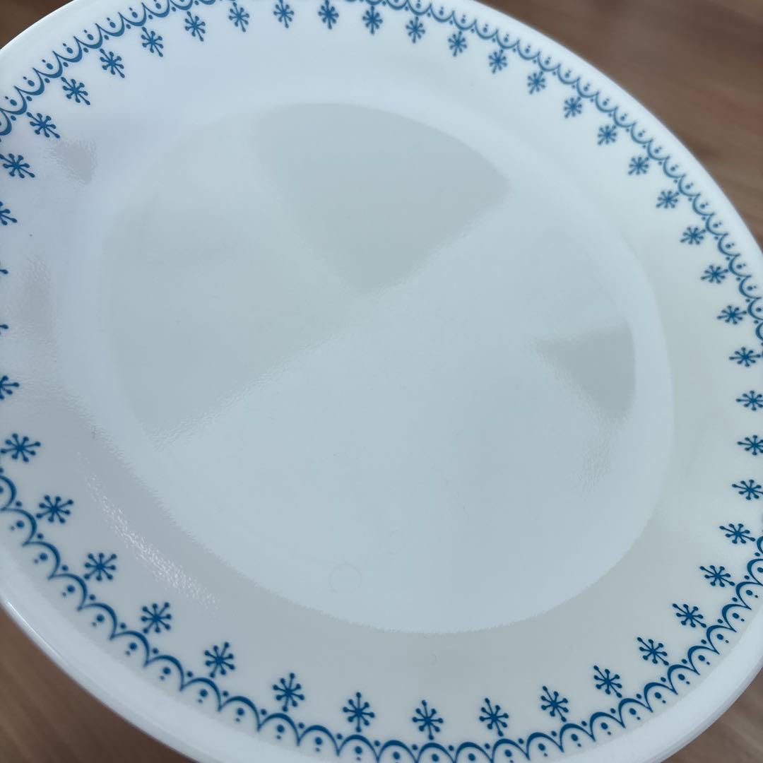 【最終値下げ】オールドコレール＊スノーフレーク　プレート7枚セット