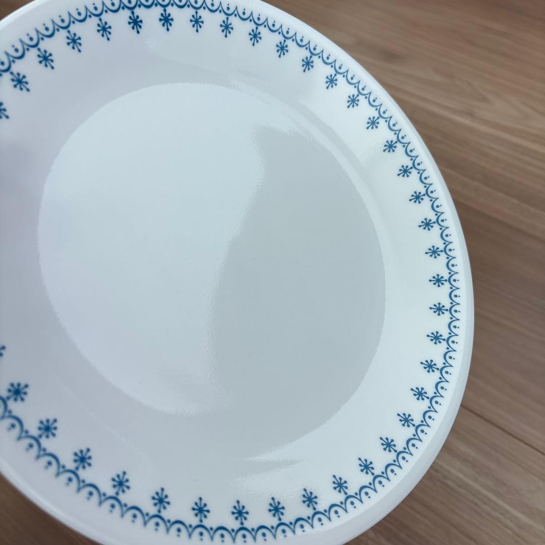 【最終値下げ】オールドコレール＊スノーフレーク　プレート7枚セット
