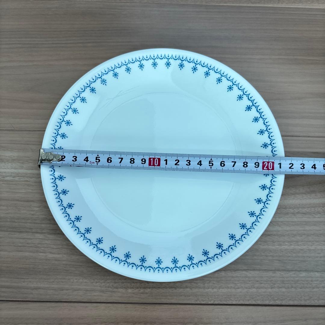 【最終値下げ】オールドコレール＊スノーフレーク　プレート7枚セット