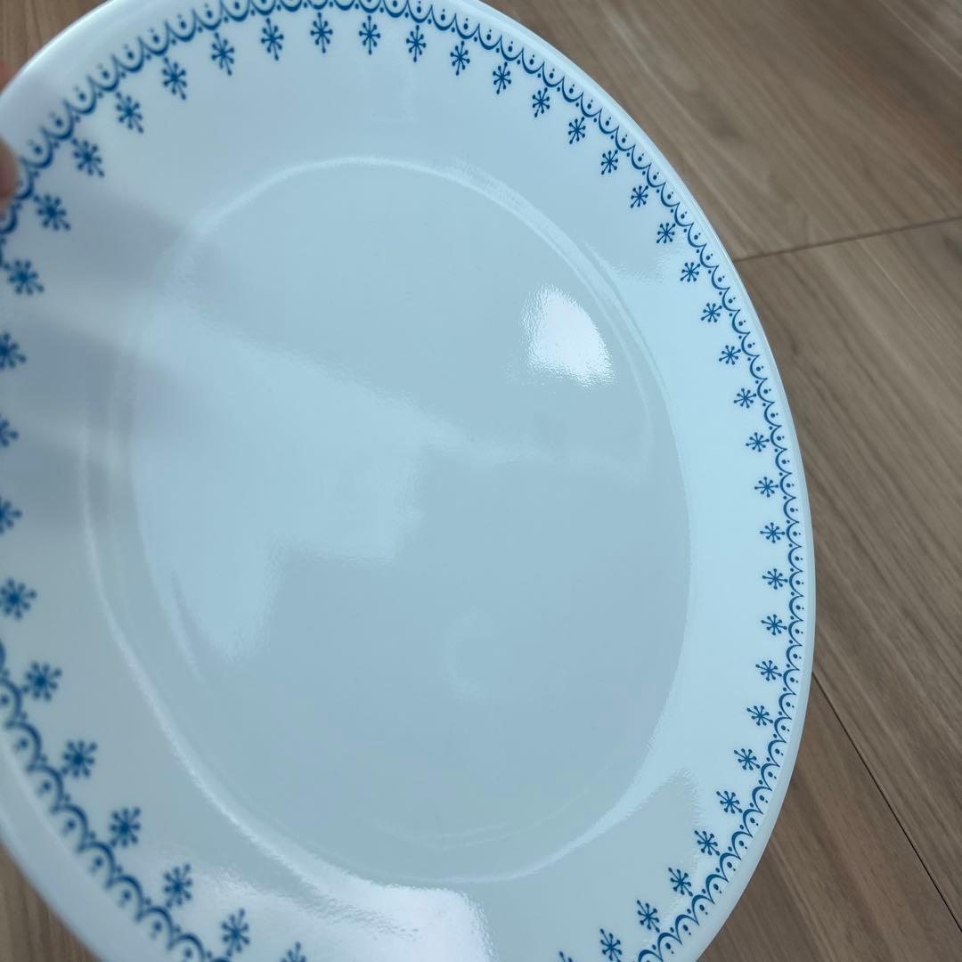 【最終値下げ】オールドコレール＊スノーフレーク　プレート7枚セット