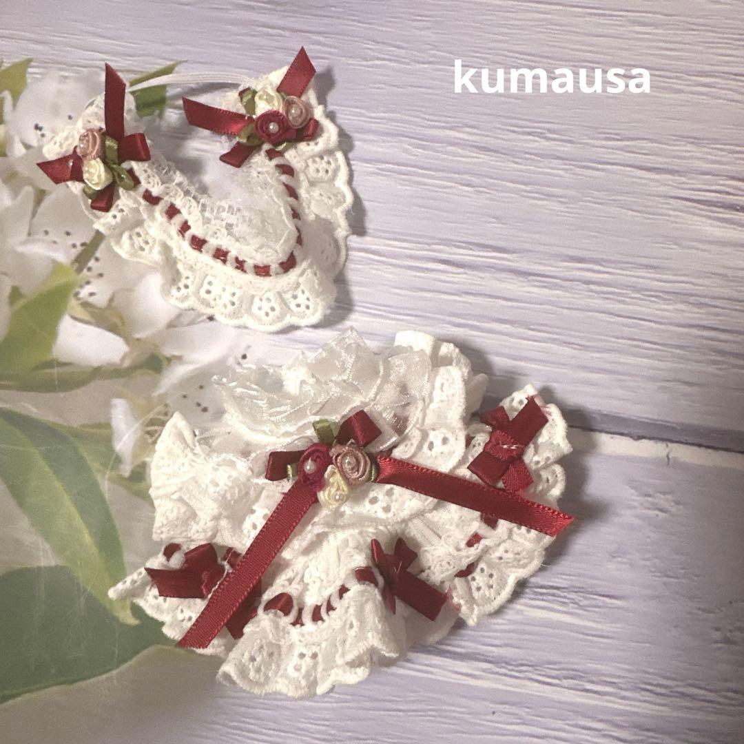 10cm人型ぬいぐるみ着せ替えワンピース　2着