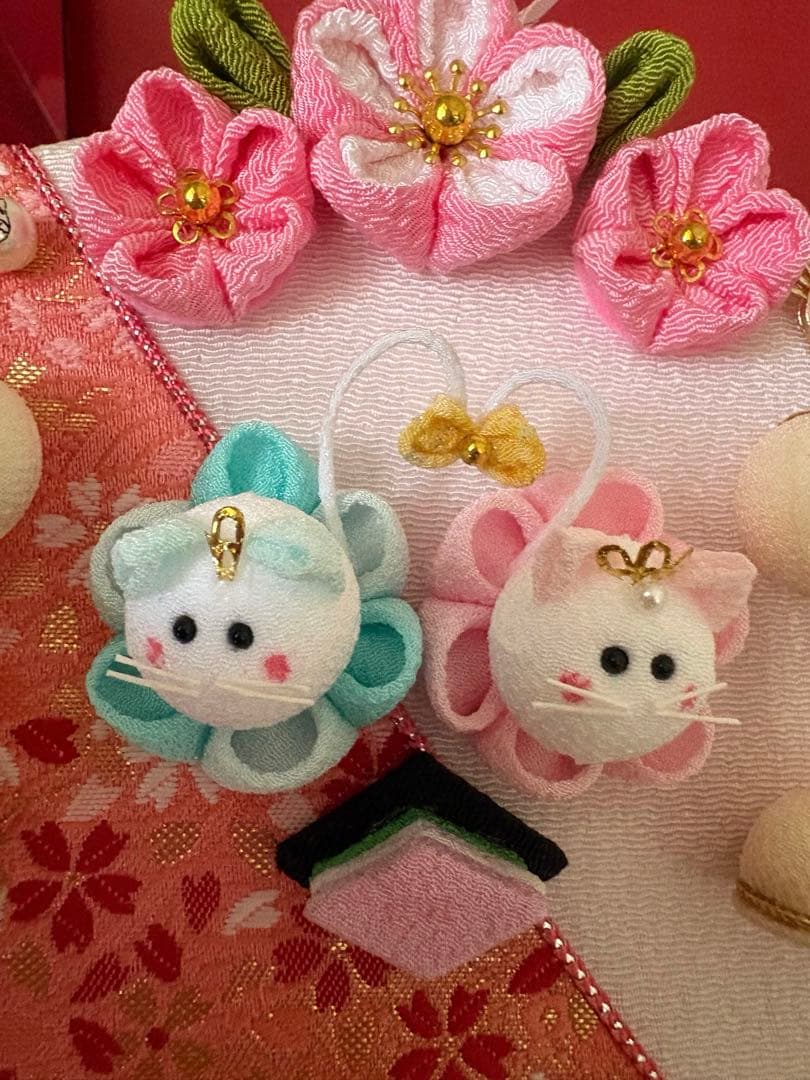 猫さんと ひな祭り