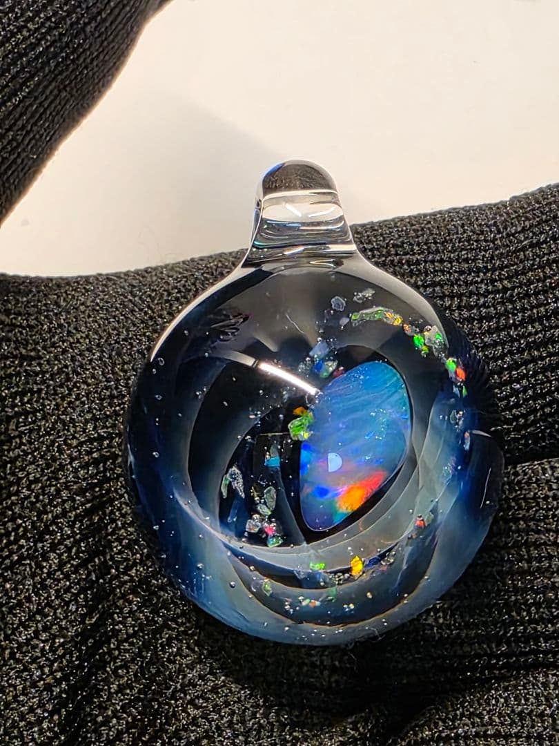 宇宙デザイン ガラスペンダント