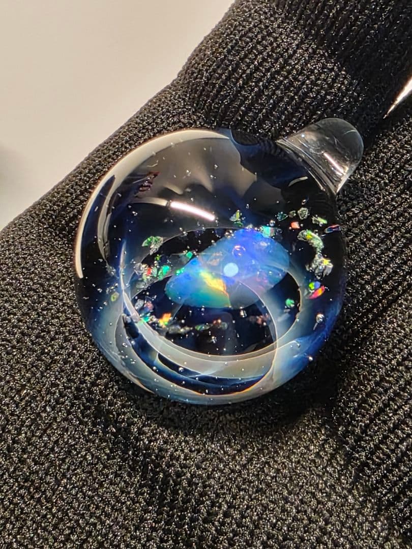 宇宙デザイン ガラスペンダント
