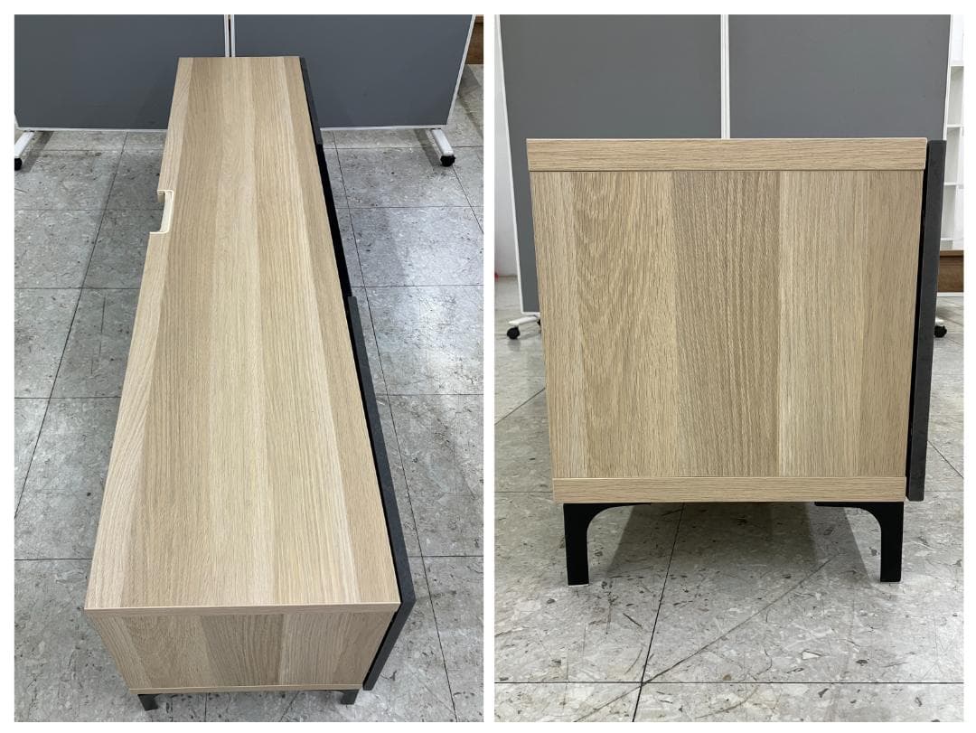 IKEA テレビボード BESTA KALLVIKEN グレー ベージュ