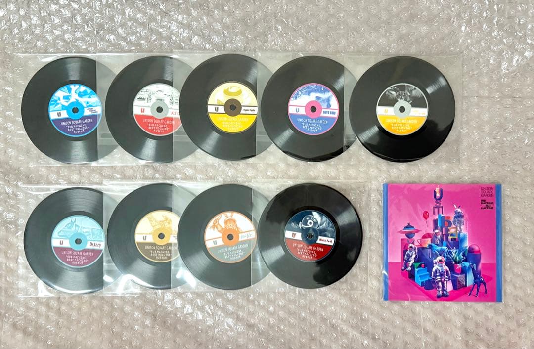 UNISON SQUARE GARDEN レコード型コースター