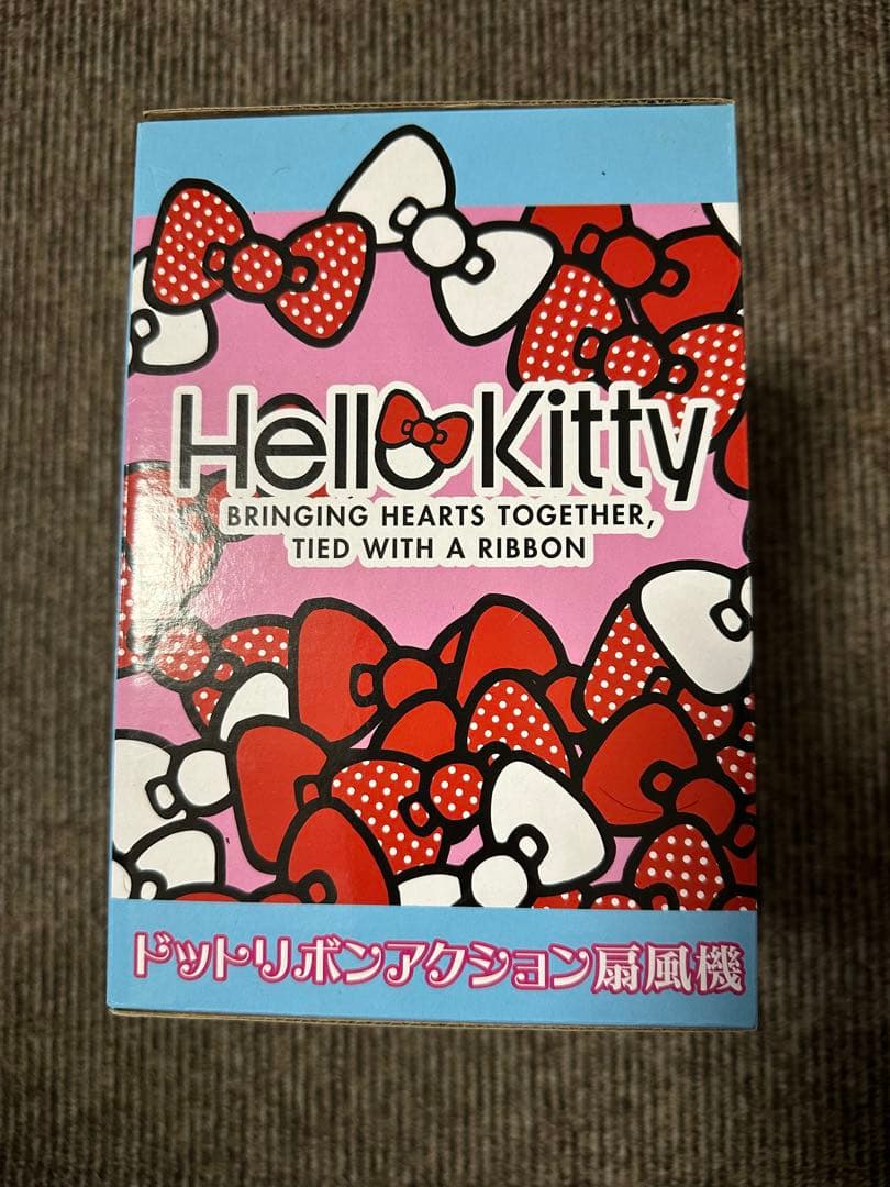 Hello Kitty ハローキティ ドットリボン アクション扇風機
