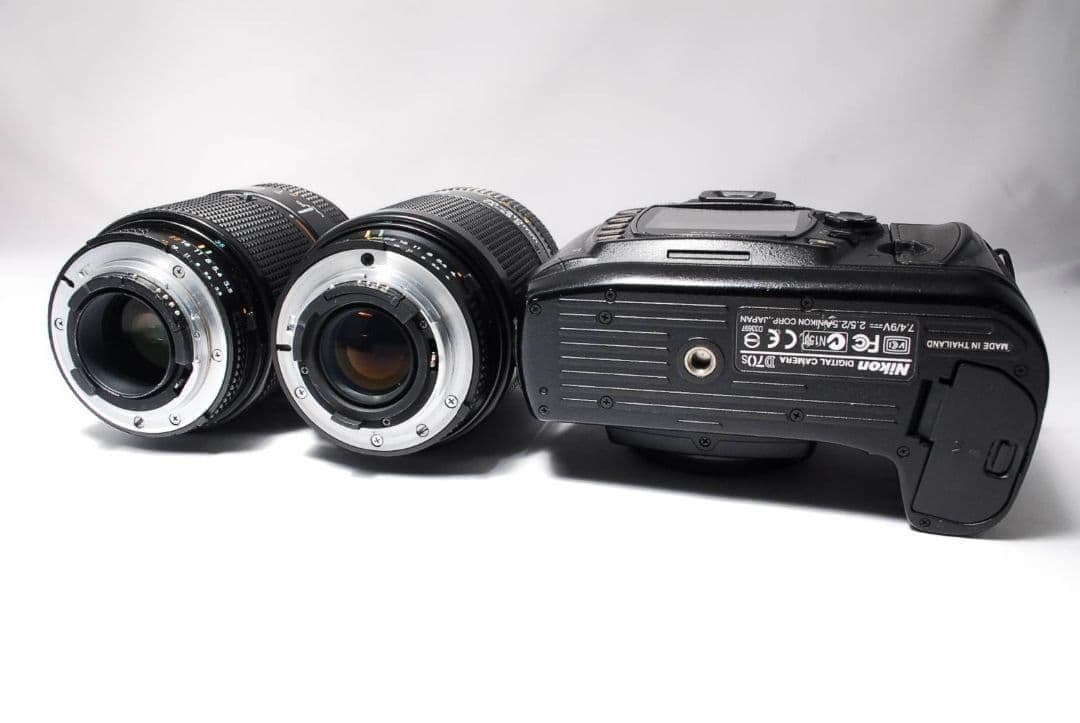 ♥動きに強い名機♥Nikon D70s♥標準&望遠セット 初心者安心 簡単操作