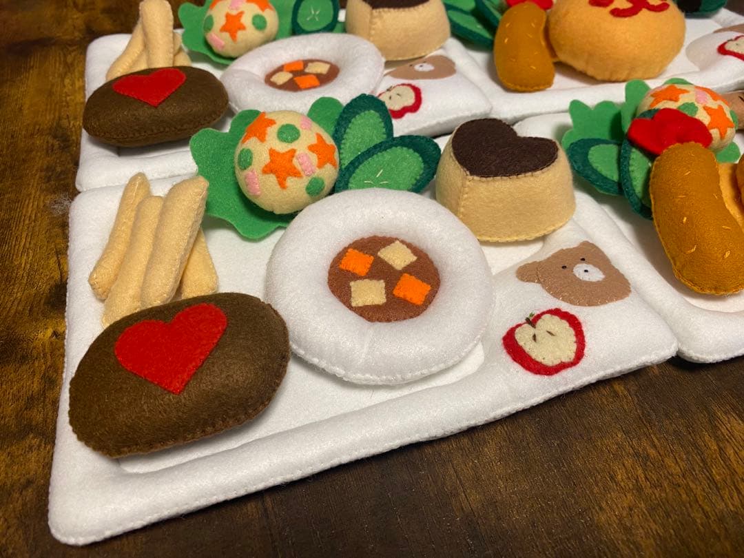 フェルトままごと✳︎お子様プレート