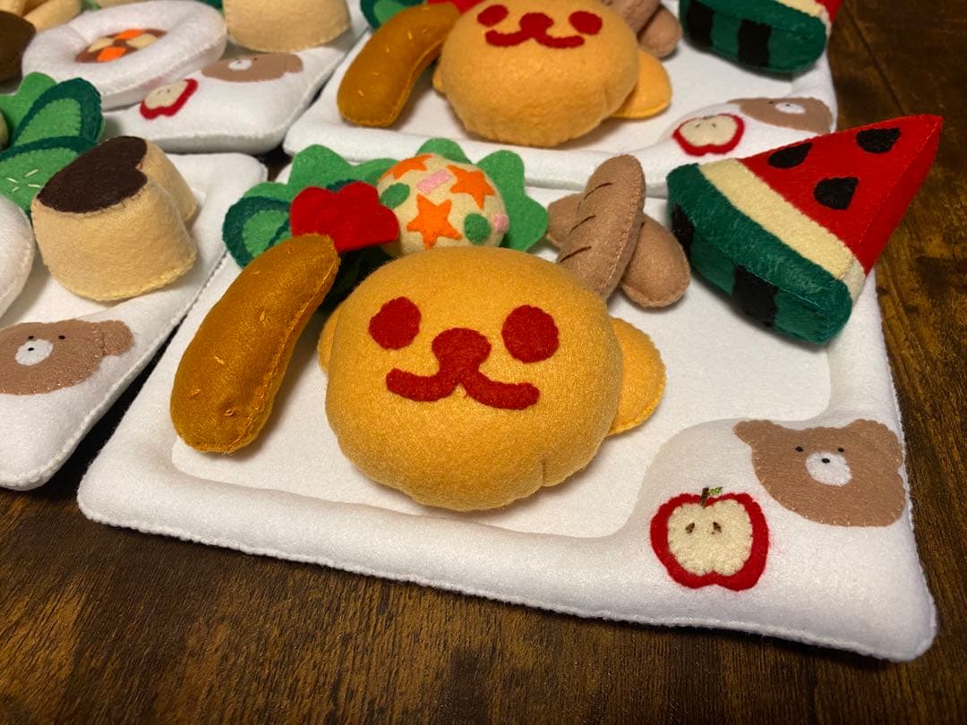 フェルトままごと✳︎お子様プレート