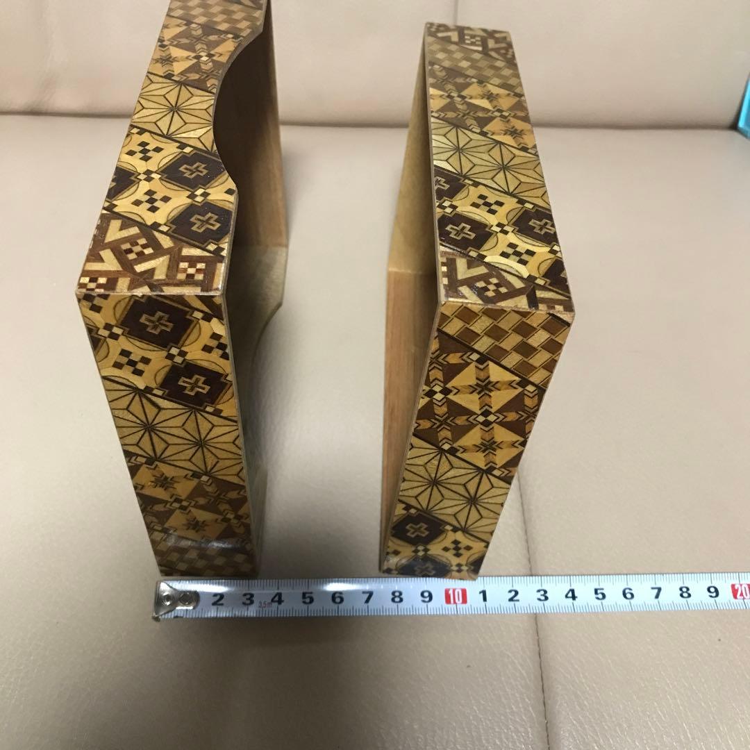 寄木細工　工芸品　アンティーク　民芸品　収納箱　小物入れ　木箱