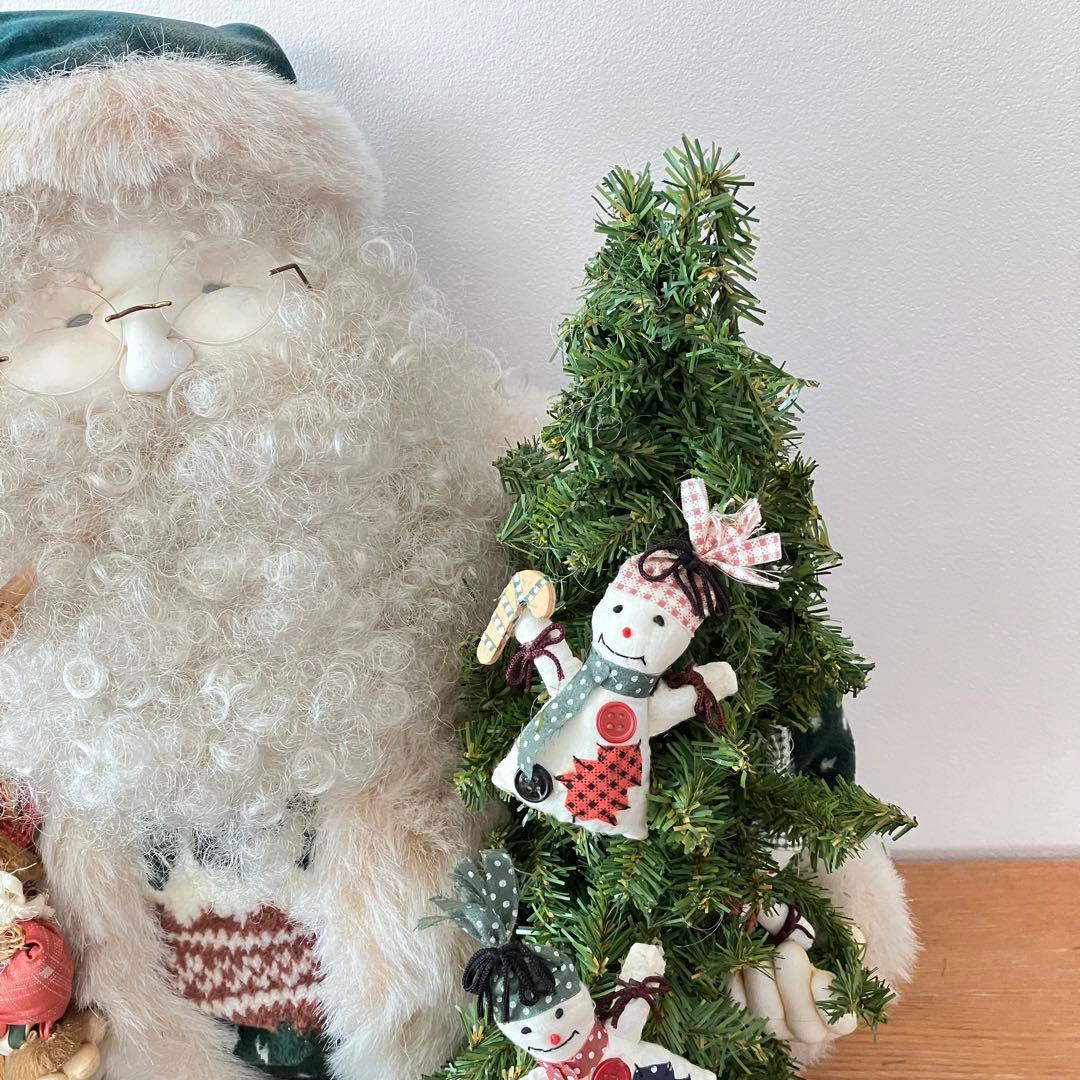 海外作家 ハンドメイド ヴィンテージ サンタクロース 人形