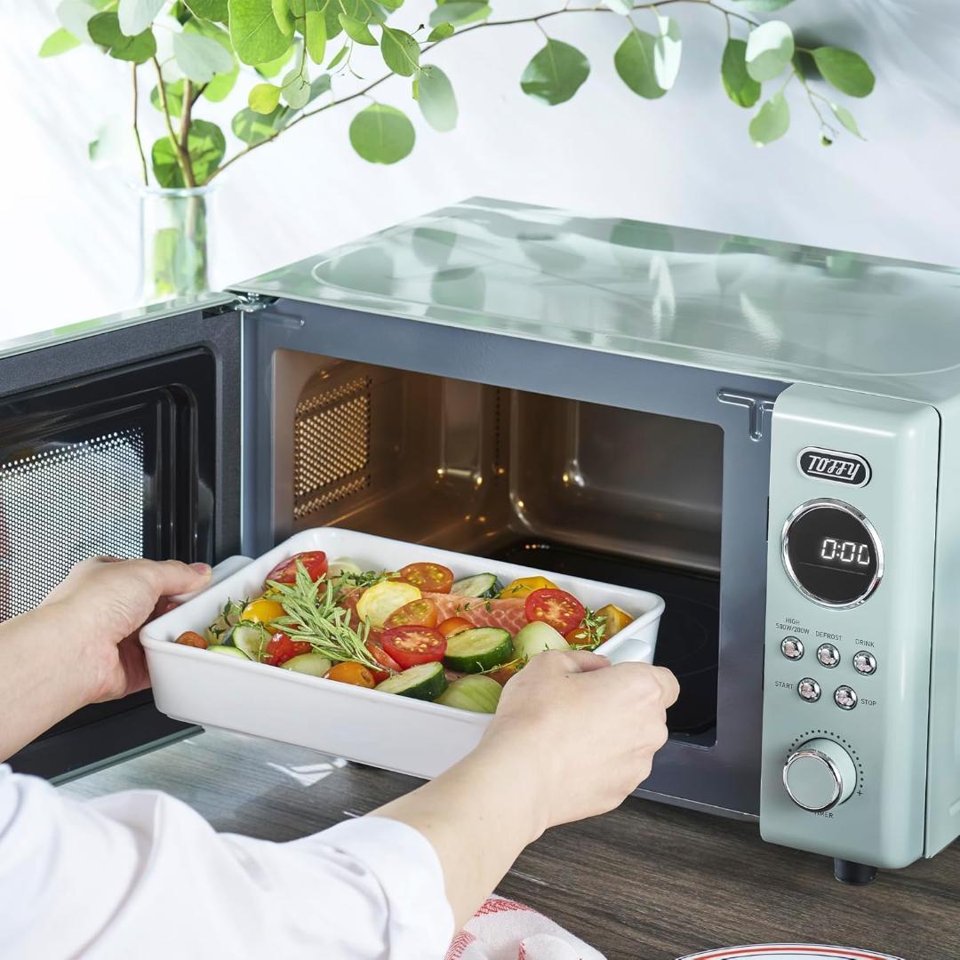 【Toffy/トフィー】 電子レンジ K-DR3 コンパクト 16L フラット