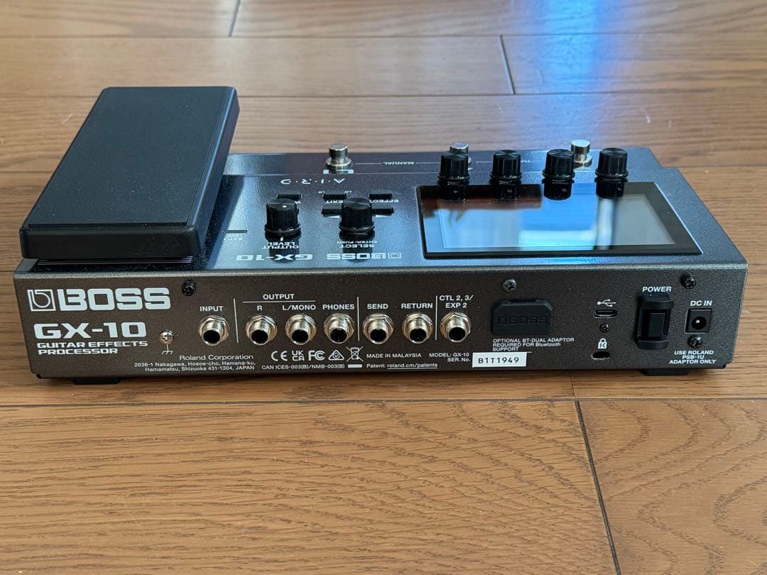 ★新品同様★BOSS GX-10 ギターエフェクター・専用バッグ・おまけ付