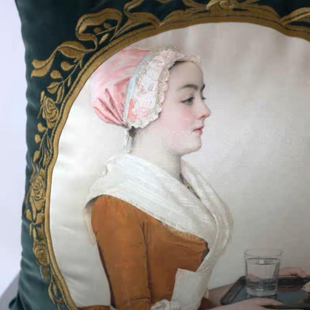 世界の名画ビロード抱き枕カバー マイセンスタイル