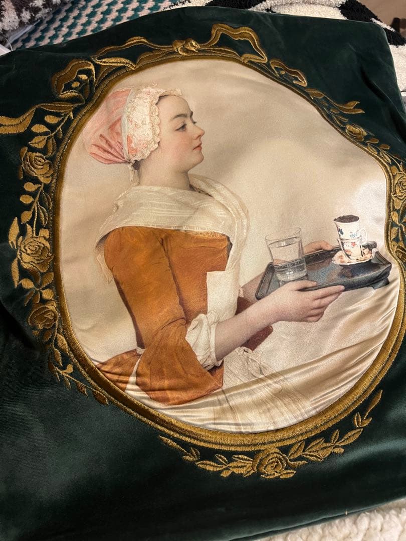 世界の名画ビロード抱き枕カバー マイセンスタイル