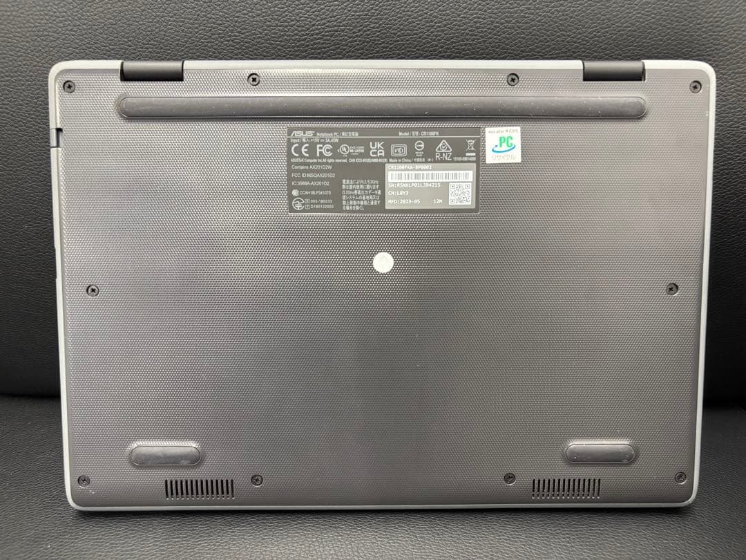 ASUS 11.6型 Chromebook Flip CR1 ダークグレイ