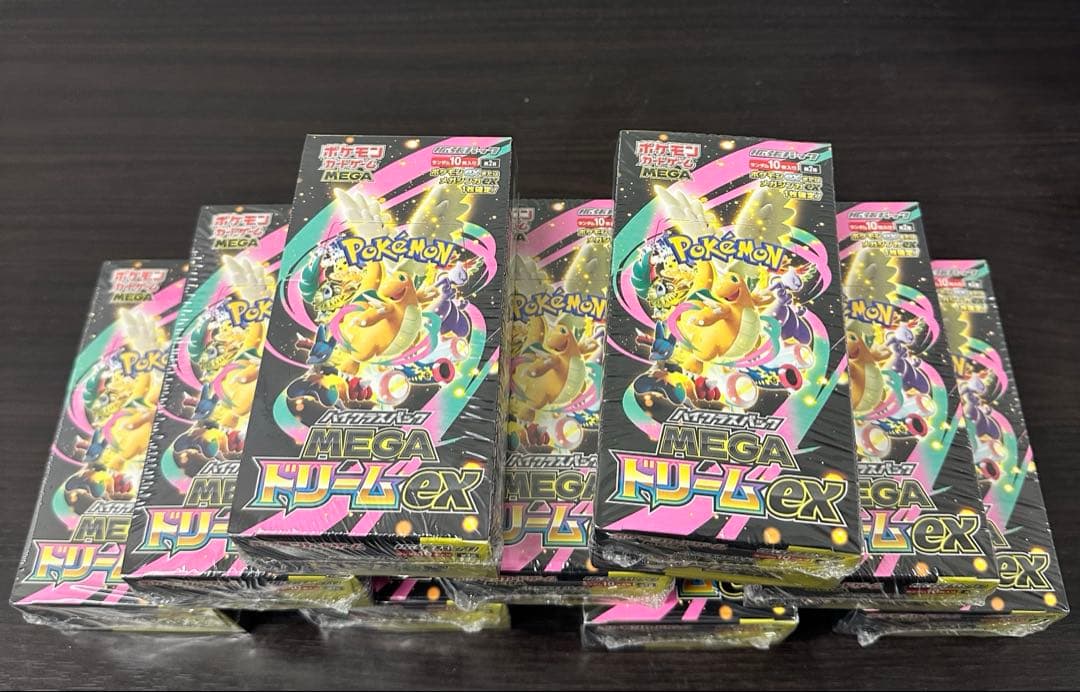LEEシュリンク付きポケモンカードハイクラスパックMEGAドリーム9BOX