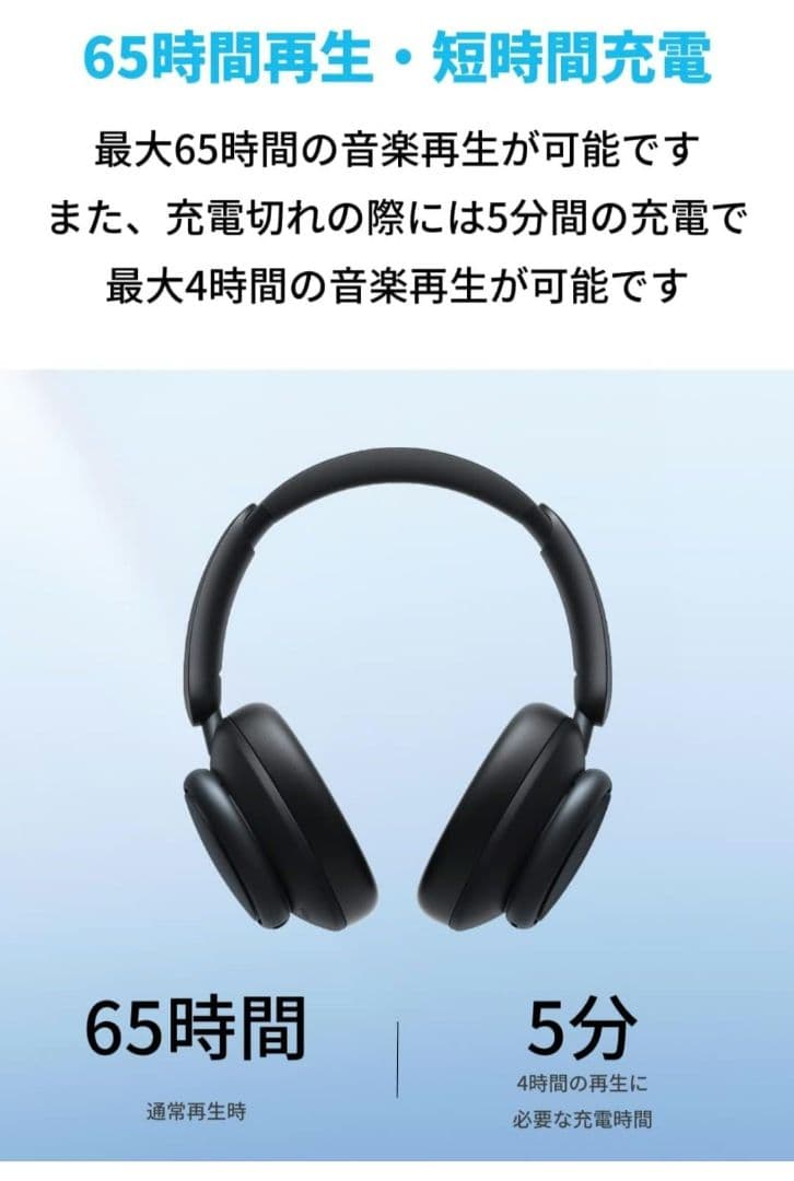 Anker Soundcore Space Q45　ワイヤレスヘッドフォン