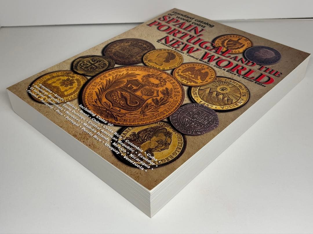 スペイン　カタログ　貨幣カタログ　メキシコ　ポルトガル