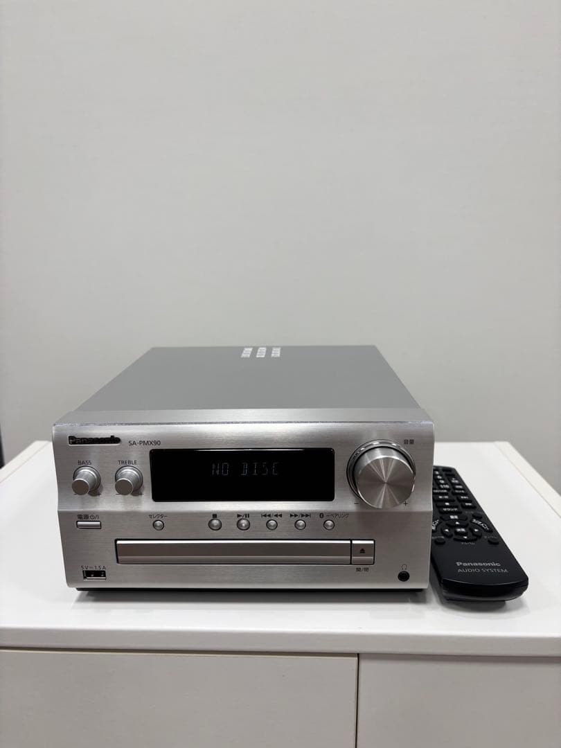 Panasonic SC-PMX90-S CDステレオ　シルバー　ステレオ付