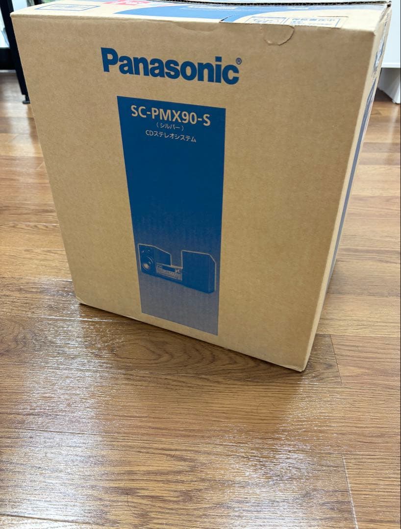 Panasonic SC-PMX90-S CDステレオ　シルバー　ステレオ付