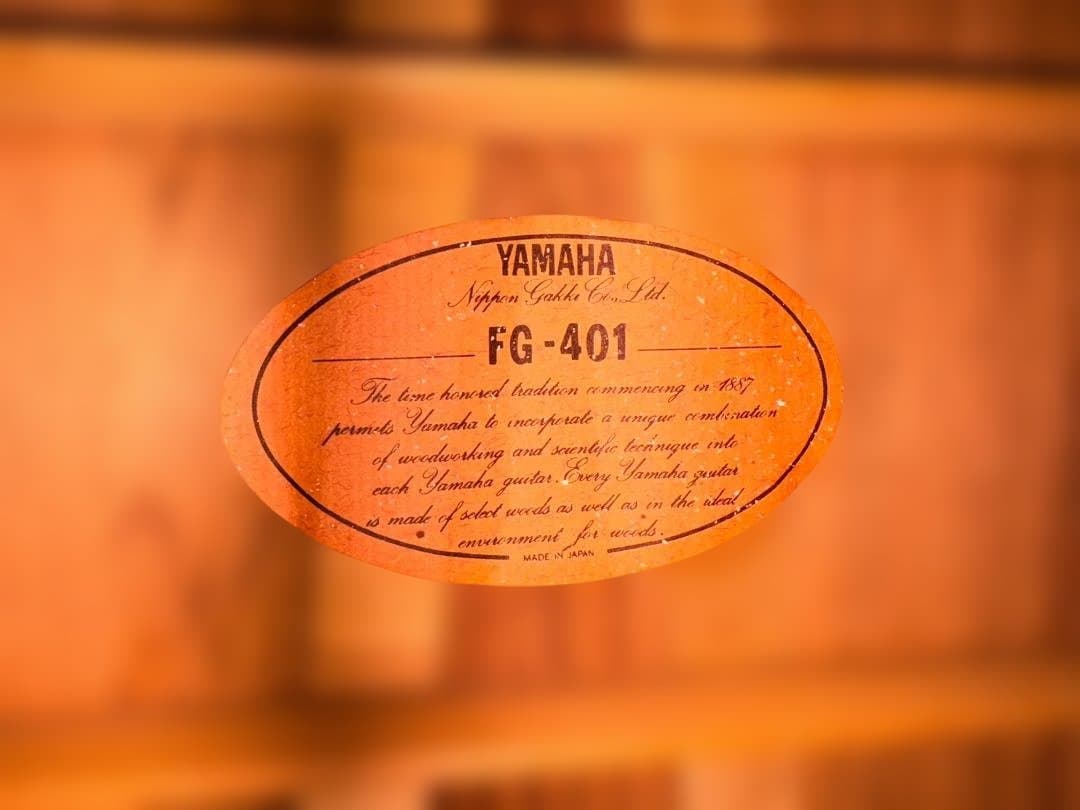 u*e様 ’70年代FGの最高峰！オレンジラベル FG-401 がこれだ！ 超激