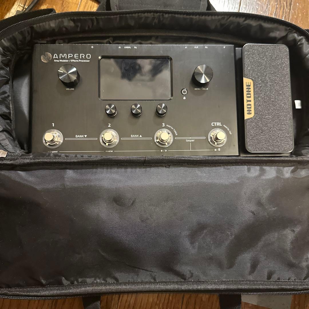 HOTONE AMPERO マルチエフェクター　アンプシュミレーター　ケース付き