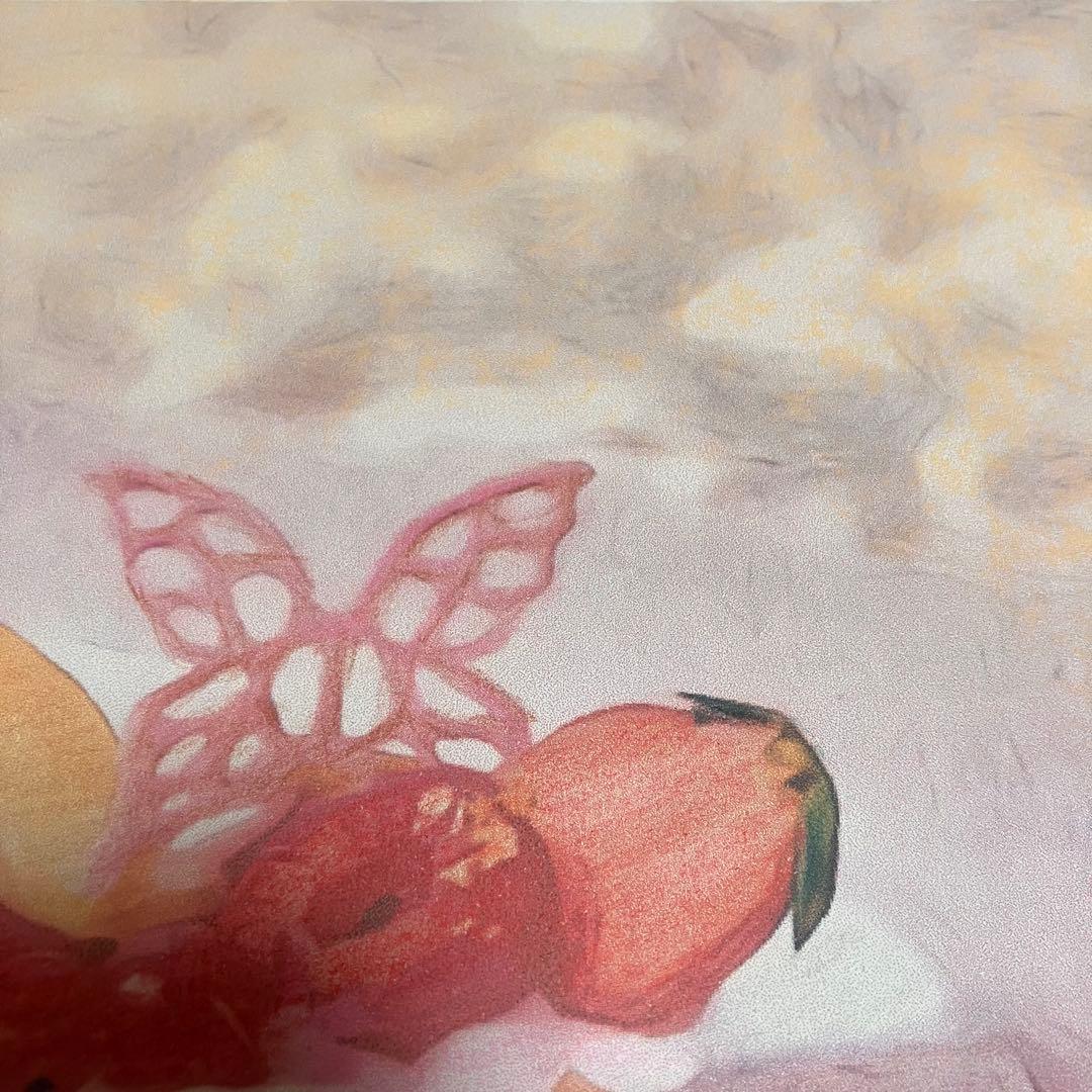 スイーツアート8パステル画　額縁寸法32.7㎝×24.0㎝×1.5㎝