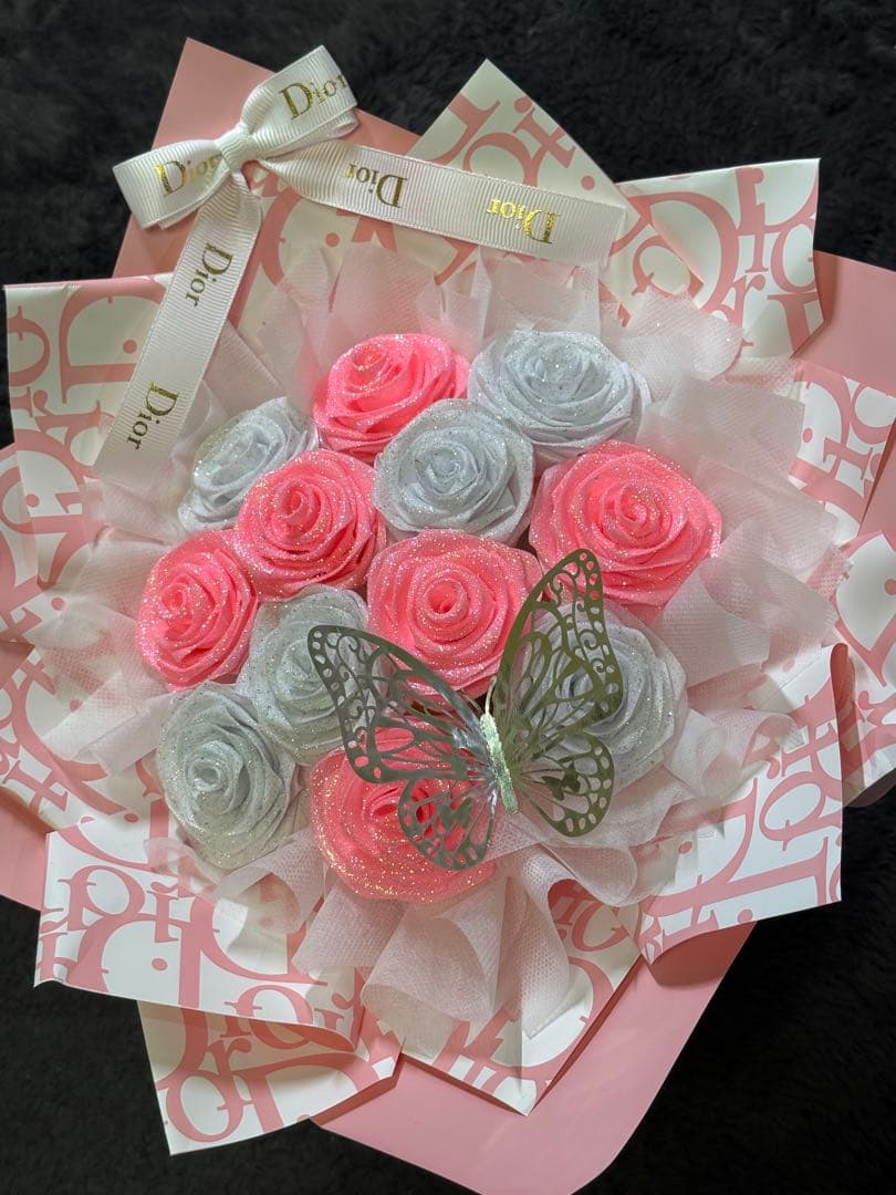 グリッターローズブーケ25本 オーダー用