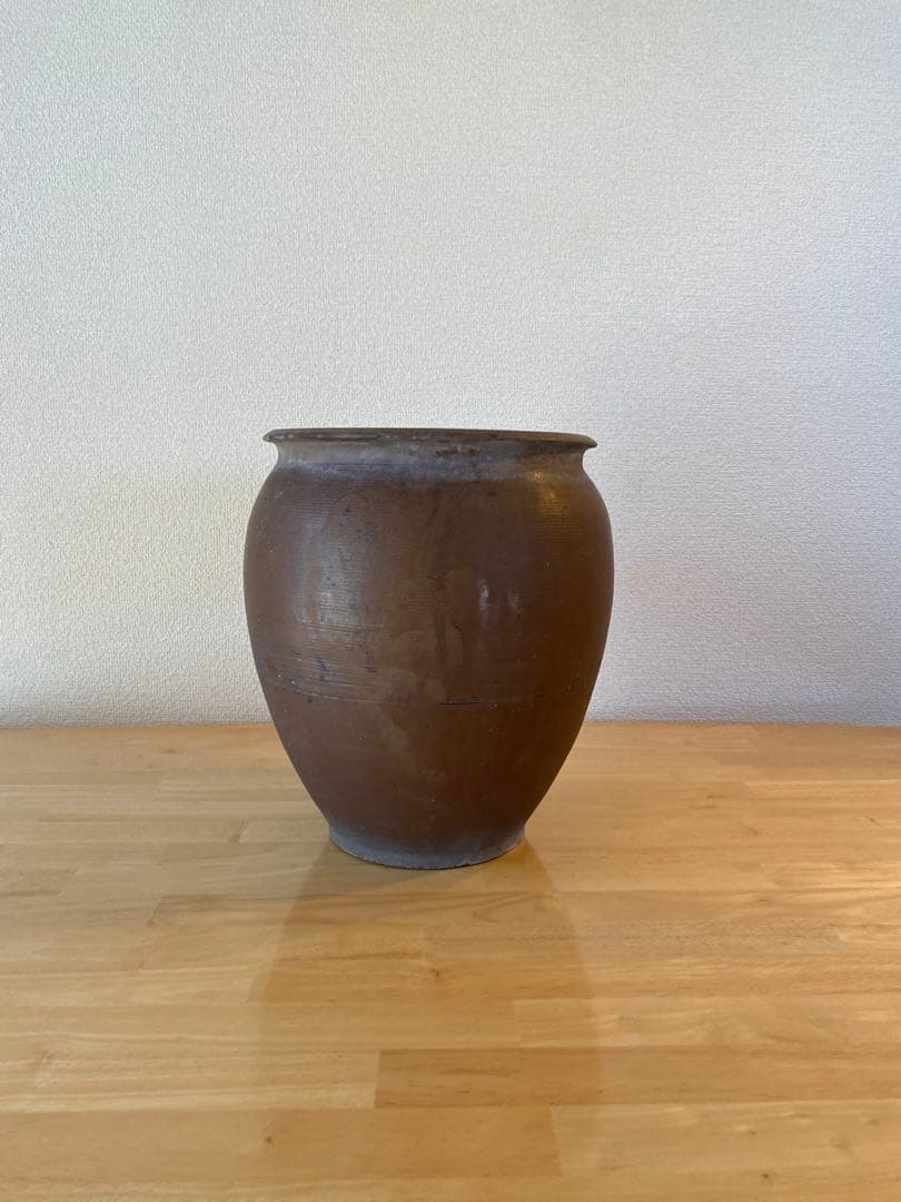 古備前 備前焼 大型壺 花器 メダカ鉢 骨董