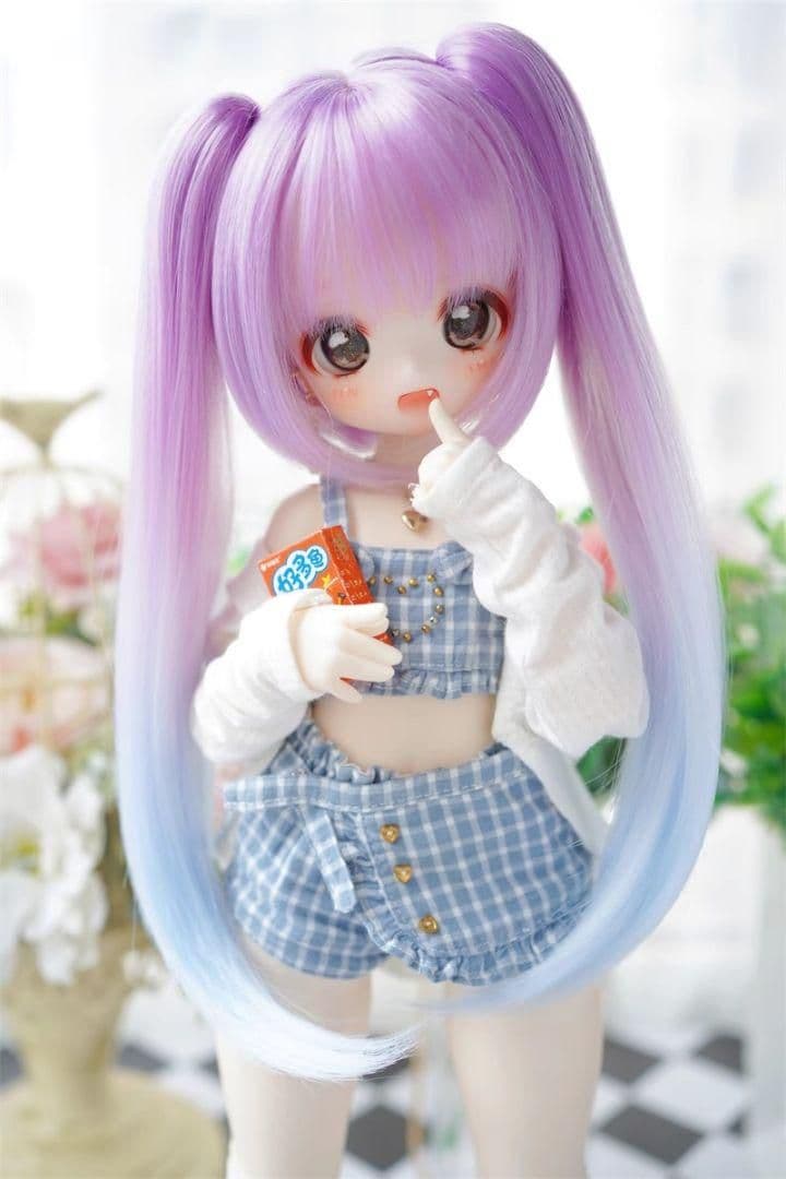 AX512 BJD 1/3 人形 ドール ウィッグ カツラ 耐熱 ハンドメイド