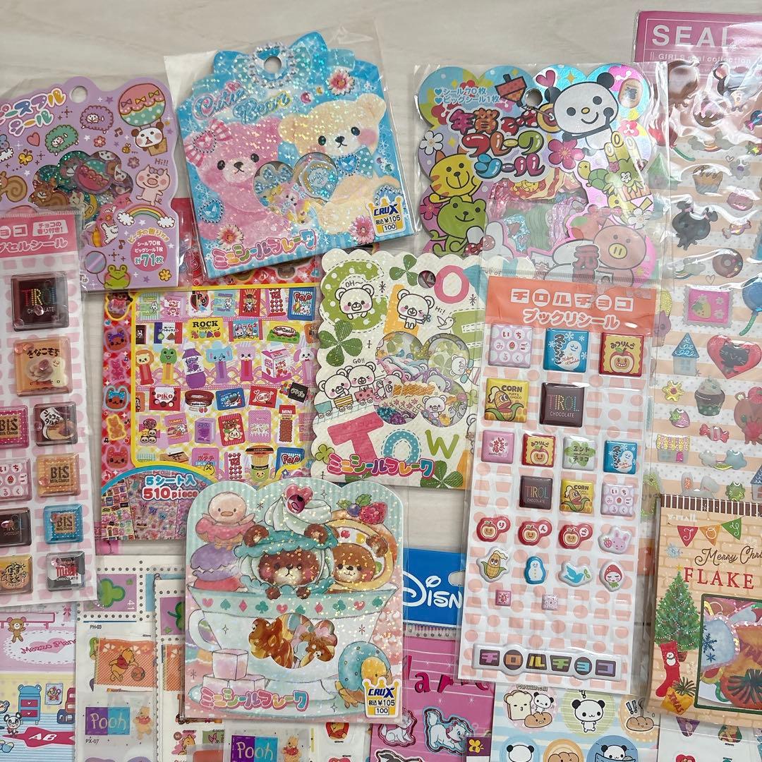 【まとめ売り】平成レトロ♡キャラクターシール　当時物