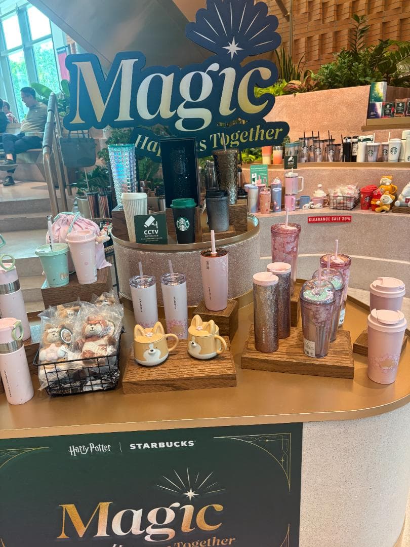 4種セット スターバックス ハリーポッター ベアリスタ タイ限定 スタバ 特典付