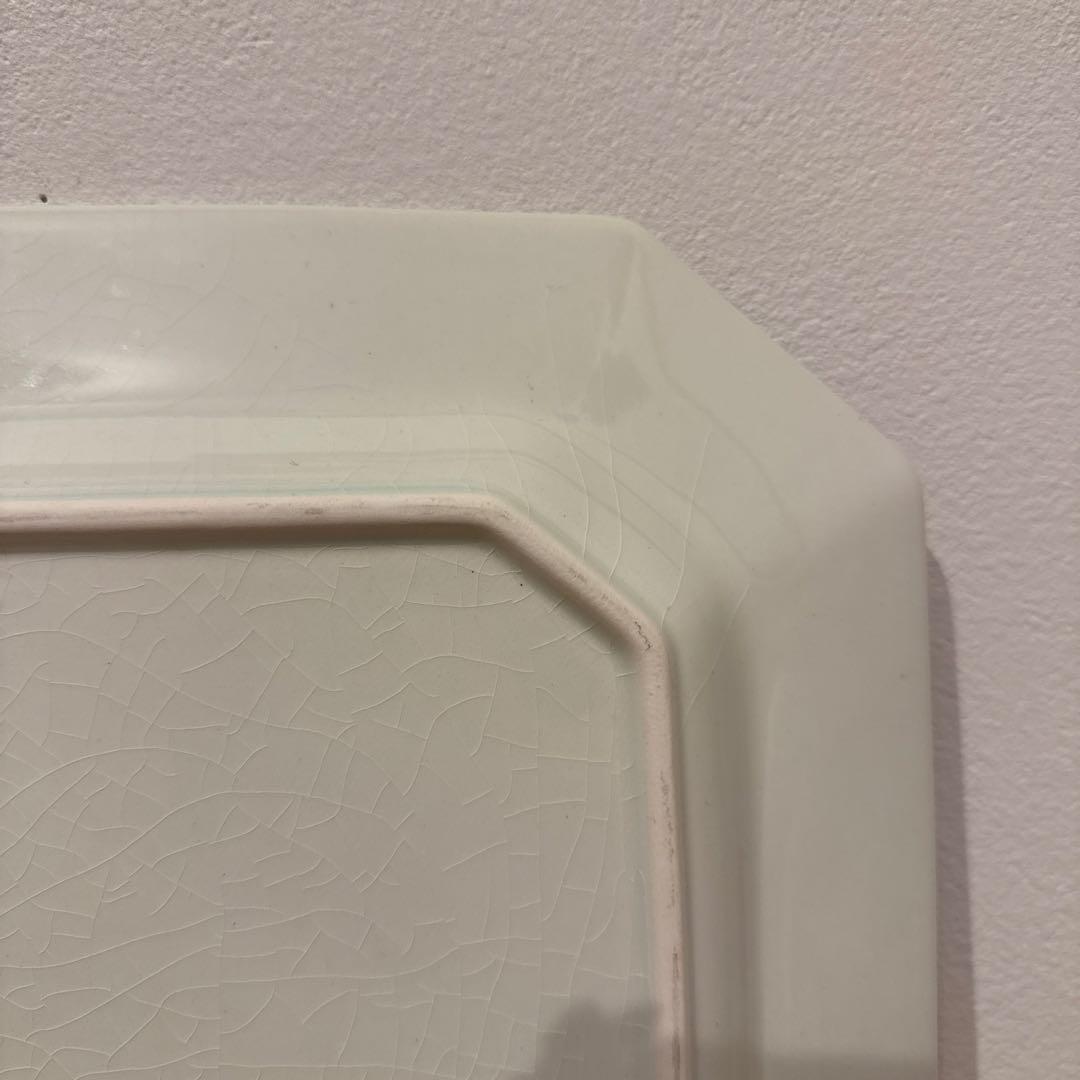 有田焼 伊万里焼 色絵 牡丹御所車文 角皿 飾り皿 有田焼 伊万里焼 染錦 色絵