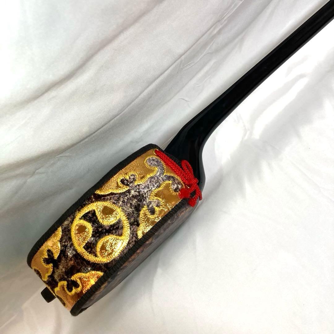 【即納】三線 沖縄 人工皮 蛇革 蛇皮 収納袋 付属品 初心者 和楽器