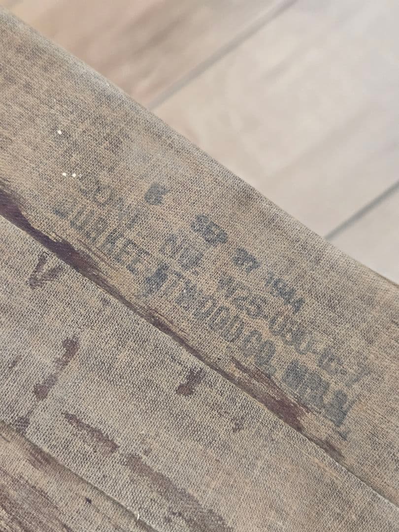 実物　W.W.2 USN ノルマンディー上陸部隊 救命チューブ　1944