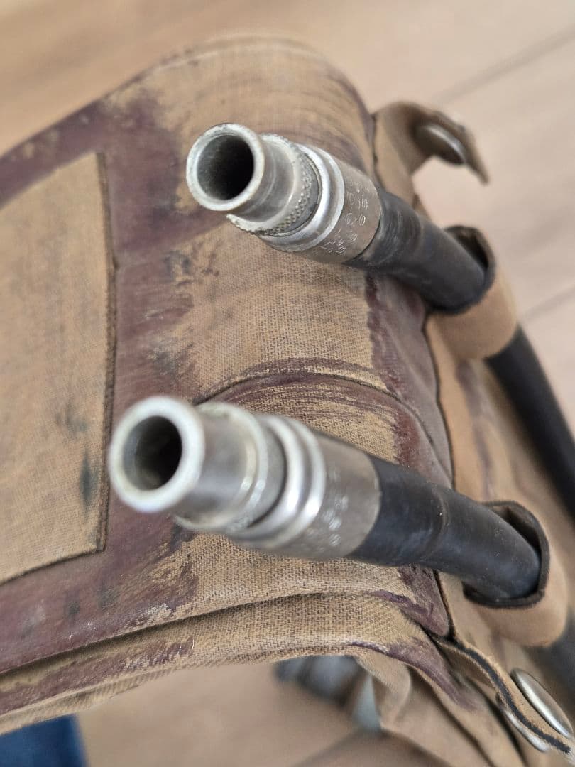 実物　W.W.2 USN ノルマンディー上陸部隊 救命チューブ　1944